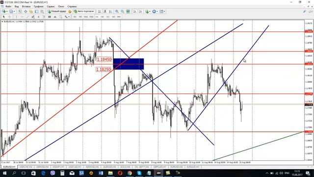 Обзор рынка Forex, без воды на 15.08.2017 от Ярослава Мудрого смотреть онлайн