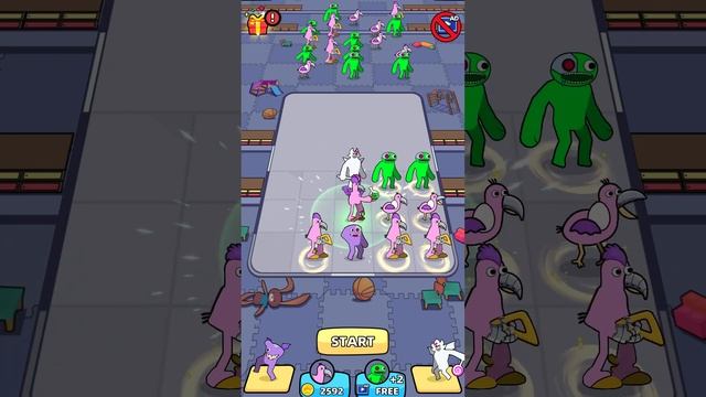MERGE DEFENSE BANBAN FUSION - Merge Battles GamePlay - iOS, Android Part 1 смотреть онлайн