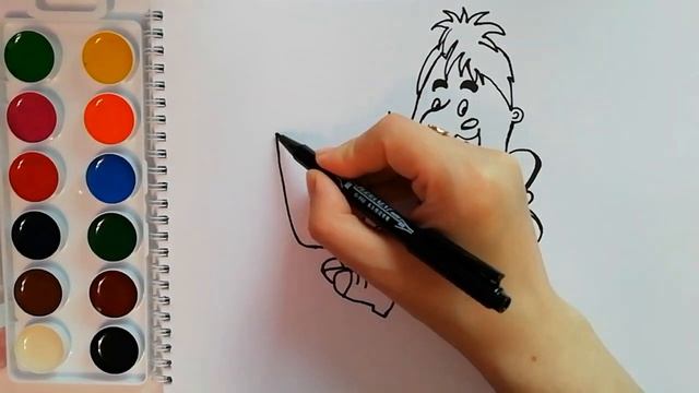 МАЛЫШ И КАРЛСОН. КАРЛСОН. ГЕРОИ МУЛЬТИКА. РАСКРАСКИ. смотреть онлайн