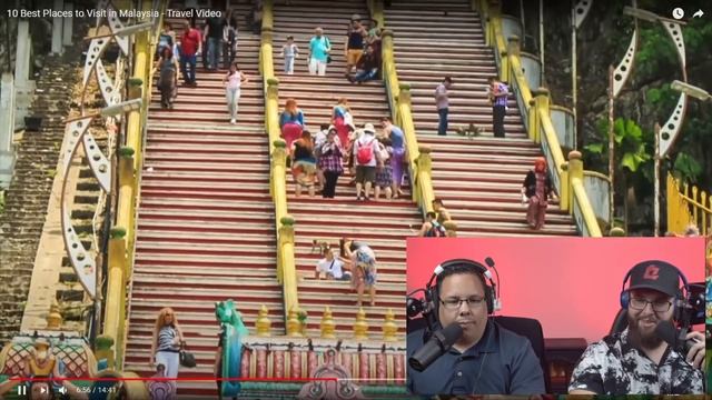 Americans React to the 10 Best Places to Visit in Malaysia - Travel Video смотреть онлайн