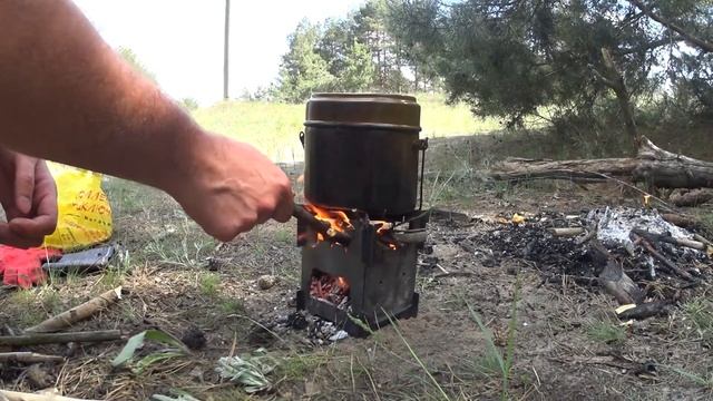 Печь - Щепотница средняя (ActionCam Sony HDR-AS100V)