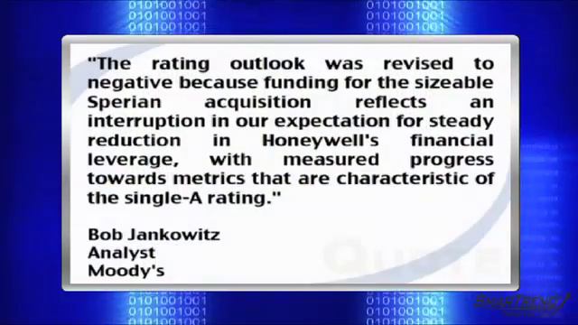 Analyst Insight: Honeywell International, Inc. Outlook Lowered to Negative by Moody's смотреть онлайн