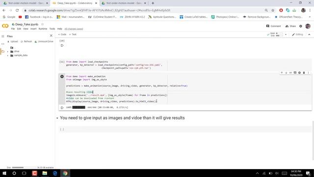 Deep Fake | Computer Vision | Deep Learning | Google Colab | Python смотреть онлайн
