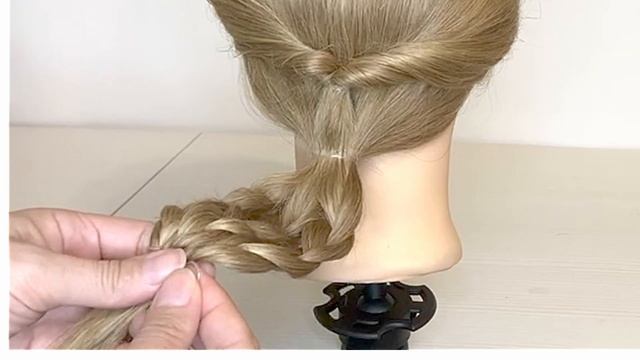 ❤️EASY BUN HAIRSTYLE. BRAIDS HAIRSTYLE FOR GIRL\ВЕЧЕРНЯЯ ПРИЧЕСКА С ПУЧКОМ. ПРИЧЕСКА С КОСАМИ смотреть онлайн