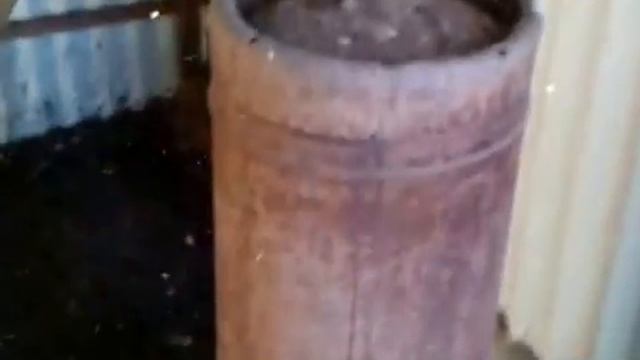 Самодельная дровяная Ракетная печь из газового баллона смотреть онлайн