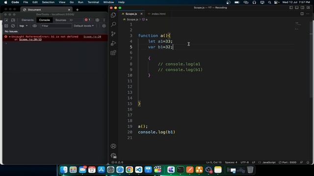 Scope in JavaScript | Global Scope | Local Scope | Block Scope | Lexical Scope in JS #javascript смотреть онлайн