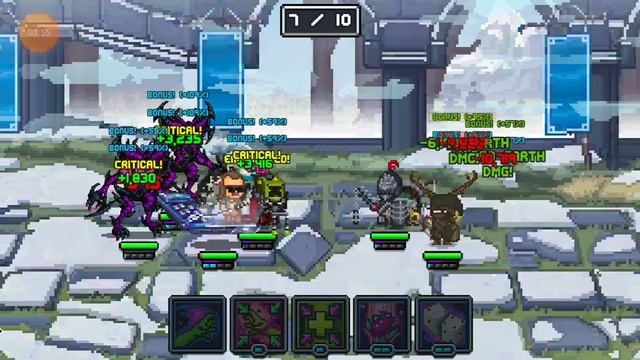 Bit Heroes - Gauntlet - Difficulty 2,309 (Android Turn-based Game)