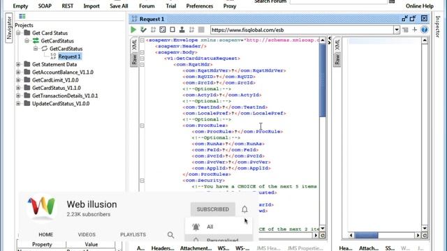 WSDL Testing using SoapUI смотреть онлайн