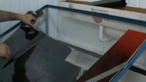 Заднее боковое стекло Шевроле Авео укладка формовка