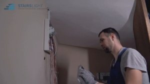 StairsLight видеоинструкция установки на  лестницу
