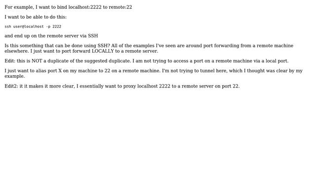 How do I forward a local port to a remote port through SSH? смотреть онлайн