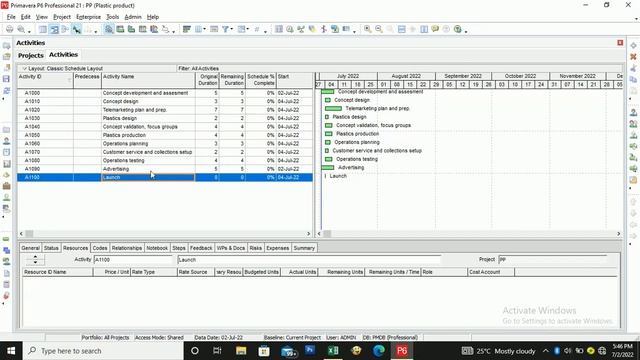 Introduction to Primavera - P6 Professional 21 смотреть онлайн