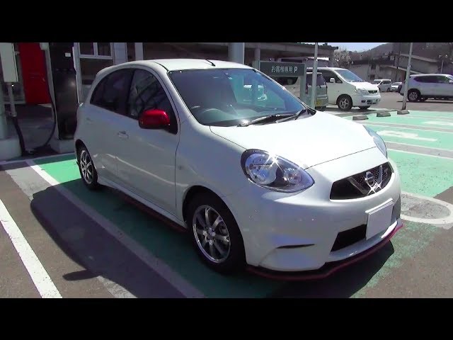 2013 NISSAN MARCH NISMO S. Обзор Японского автомобиля. Интерьер и экстерьер.