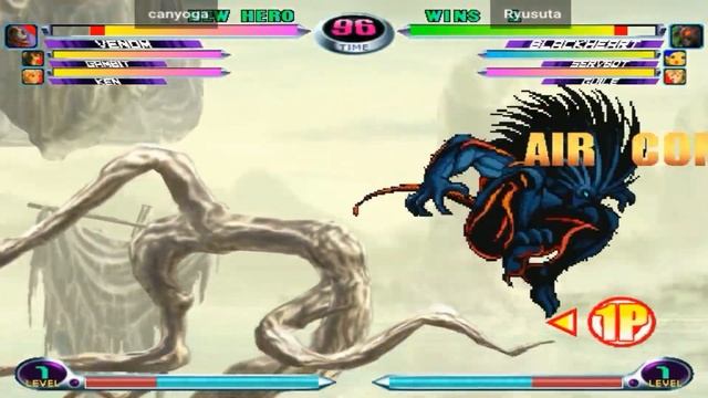 Marvel vs Capcom 2: New Age of Heroes - canyoga vs Ryusuta смотреть онлайн