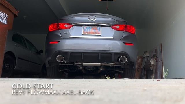 Q50 Stock vs Rev 9 Exhaust Comparison смотреть онлайн