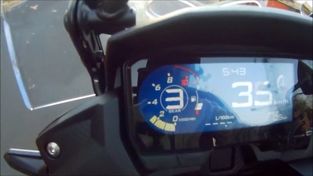 2019 Honda CB500X First look Gear position Indicator смотреть онлайн