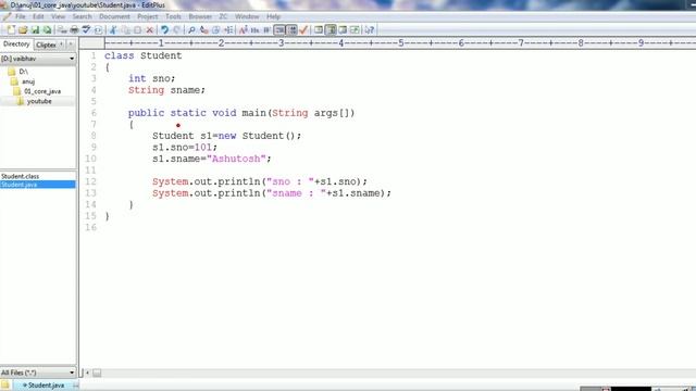 4.Object, Class, Instance program with proper jvm memory diagram| in hindi | smart padai смотреть онлайн