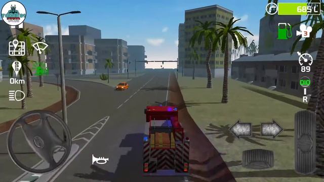 Fire Engine Simulator #2 Open City Fire Water - Gameplay Walkthrough iOS, Android TGaming01 смотреть онлайн