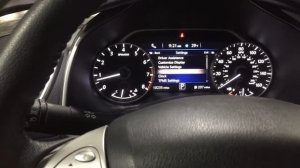 Nissan Murano oil maintenance reset