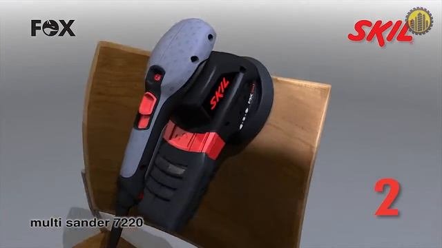 Многофункциональная шлифовальная машина Skil Fox 3-in-1 7220LC смотреть онлайн