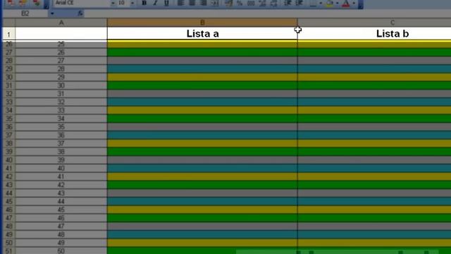 Blokowanie wierszy, blokowanie kolumn - Blokowanie okienek Excel 2003 PL смотреть онлайн