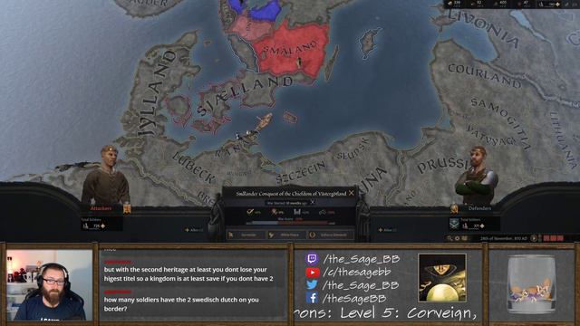 Crusader Kings 3 - First viking run - the Sage - ep 1 смотреть онлайн
