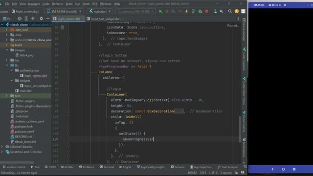 GetX Login Flutter & Firebase App Tutorial | Build GetX Firebase Video Sharing App like TikTok Clon смотреть онлайн