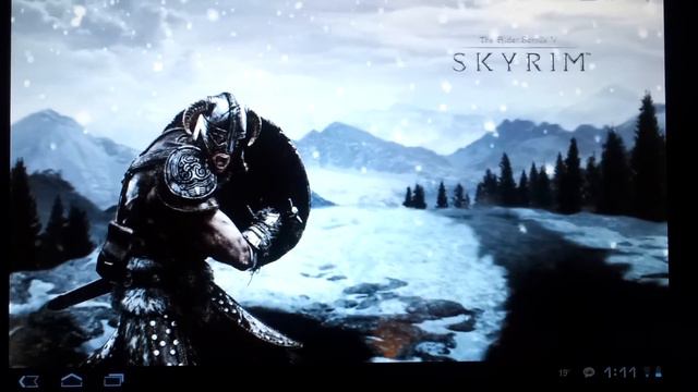 Skyrim's Honeycomb Live Wallpaper смотреть онлайн