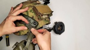 Наушники и крепления на полноухий шлем ATLAS Mk0