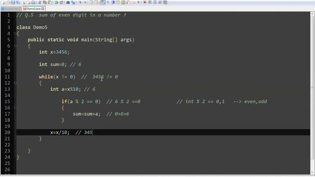 Find sum of even/odd digit in a number using Java In Hindi Video - 5. смотреть онлайн