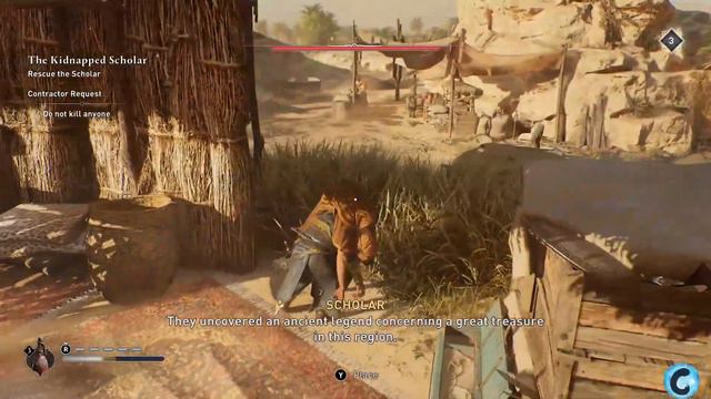 The Kidnapped Scholar Contract Gameplay(No Kills) | Assassins Creed Mirage смотреть онлайн