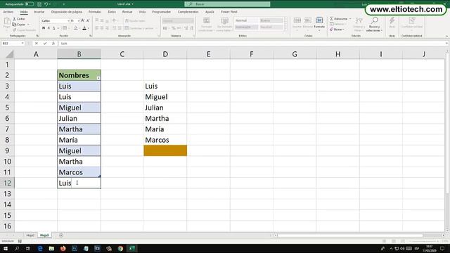 Función ÚNICOS en Excel (Valores únicos, quitar duplicados) смотреть онлайн