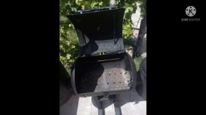 Мангал, коптильня и печь под казан из газовых баллонов. Компактный.