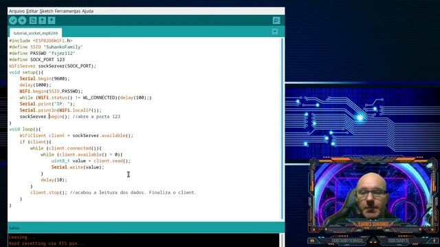 socket server esp8266 смотреть онлайн