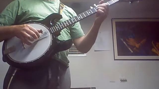 Wish You Were Here (Pink Floyd) Banjo Cover Lesson смотреть онлайн