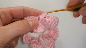 Узор крючком рельефными столбиками//Снуд крючком//Snood crochet