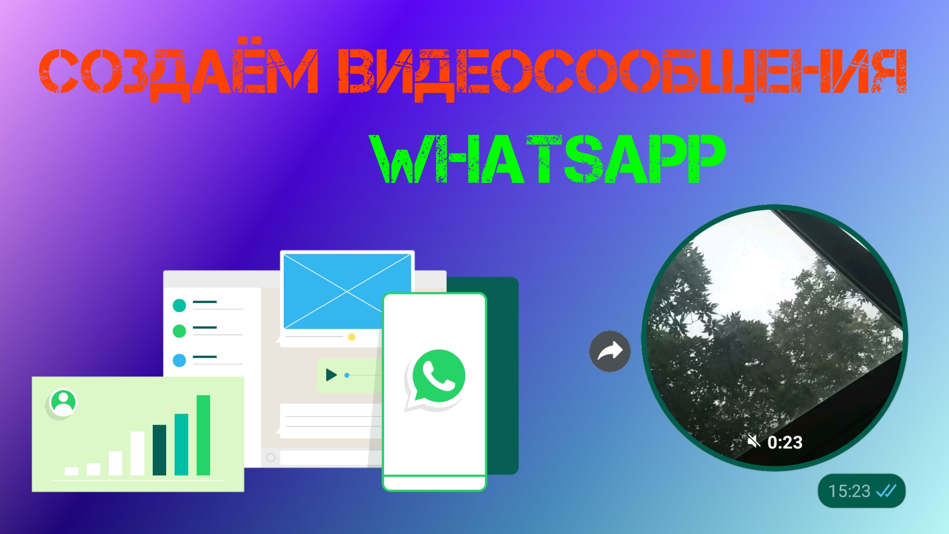 Как В Ватсапе отправить видеосообщение (2024) смотреть онлайн