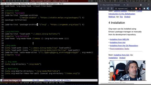 Org-roam - Installation смотреть онлайн