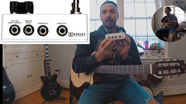 CLOSED - Keeley ECCOS Guitar Pedal Giveaway - (Demo of delay and Looper) смотреть онлайн