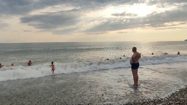 Краснодарский край. Село Криница. Берег Черного Моря. 11 августа 2021 год. смотреть онлайн