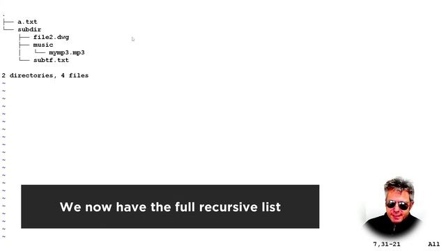How to use tree with vim to document your code / project смотреть онлайн
