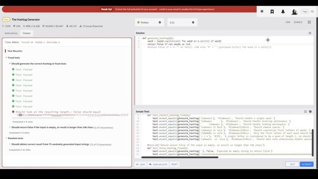 Генератор хэштегов - The Hashtag Generator