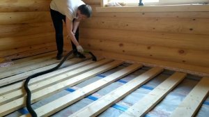 Укладка фанеры на деревянный пол