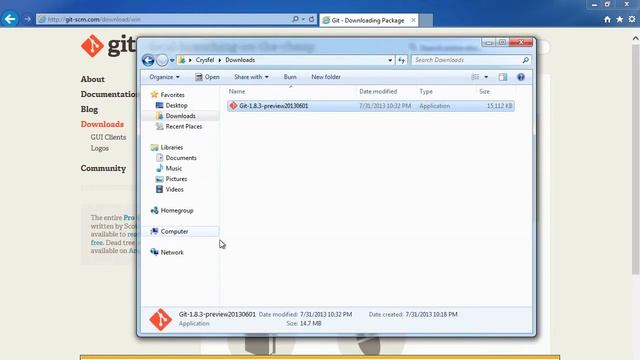 Curso de GIT: Instalacion en Windows смотреть онлайн