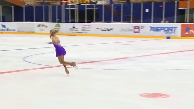 Первенство России младшего возраста 2019 Дeвушки, стaршaя группa Короткая программа 13# Мария НОВИК смотреть онлайн