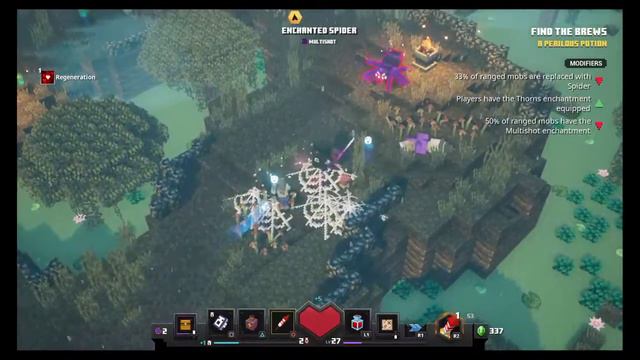 Spooky trials minecraft dungeons смотреть онлайн