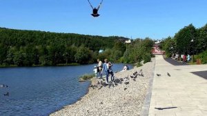Мурманск. Кольский проспект. Ледовое озеро.ул.Морская
