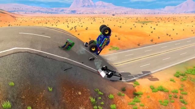 Cars vs Giant Bulge #2 | Cars vs Giant Hill | Cars vs Giant Hillock | BeamNG Drive смотреть онлайн