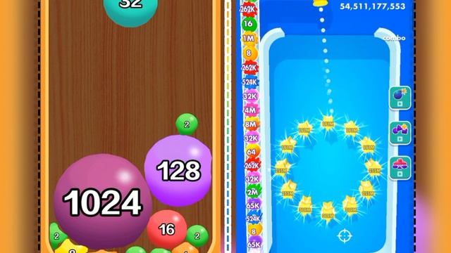 Satisfying Mobile Game / Bounce Merge vs Jelly Merge 3D - Ball Run 2048 Game Walkthrough New levels смотреть онлайн