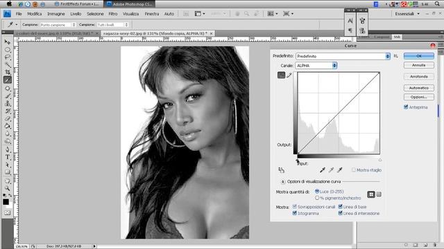 Tutorial photoshop Cs4 - Selezionare con il metodo Alpha ( Photoshoppsita) смотреть онлайн